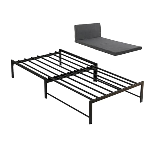 SOFTSEA �f�C�x�b�h �}�b�g���X�t�� �L���� �V���O�� �\�t�@�x�b�h �p�C�v 2WAY �����[ �X�y�[�X���p ���q�p ���r���O�Ή� �A�C�A���� �ω׏d180kg (�u���b�N+�_�[�N�O���[�}�b�g)