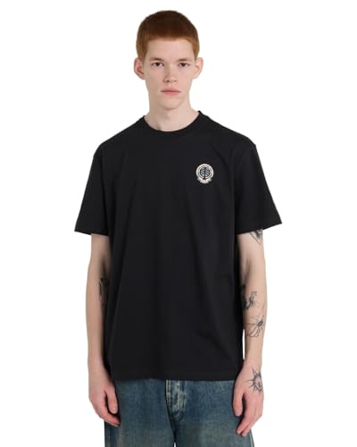 Element Timber Hermit - T-Shirt à Manches Courtes - Homme - L - Noir.
