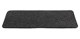 Dicke ca. 2 cm Bankauflage Filz Dunkelgrau 120 x 40 cm Bankkissen Sitzpolster Bank Gartenbank Auflage
