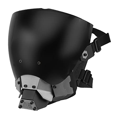 Zhongren hongren Cyberpunk - Máscara de cara completa para