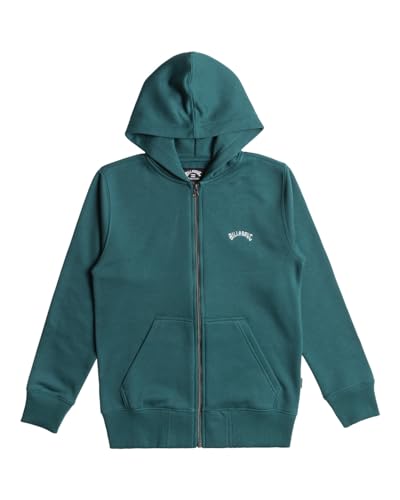Sudadera Billabong Arch ZH niño pulóver con capucha y cremallera verde Real Teal