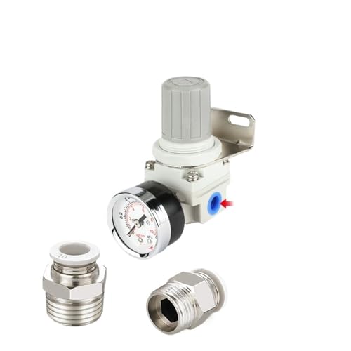 Régulateur de pression d'air comprimé manomètre AR4000-03 raccord compresseur 6mm