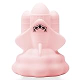 Lumipets Space Rocket LED Baby Night Light, Cordless, Touch Control, Soft Silicone Material, 8 Lulling Colors, Portable