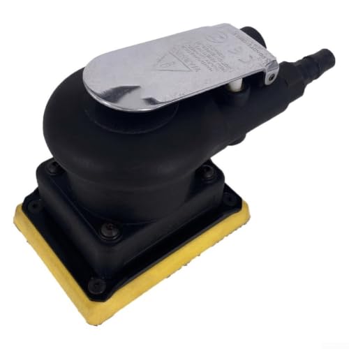 Lijadora de aire industrial con base de 75x100 mm y flujo continuo negro 6