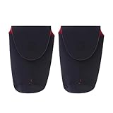 ANDRESLAD 2 Stück Teiliges Objektivtäschchen aus Dickem Stoßfestem Tauchmaterial Wasserabweisende DSLR Kameratasche Schützende Linse Kompakt und Praktisch für Fotografie enthusiasten