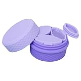 Photo Gallery smasolo cosmetico in silicone viola per viaggio vasetto piccolo ricaricabile per crema e balsamo labbra perdite pillole e beauty case portatile Photo Gallery smasolo cosmetico in silicone viola per viaggio vasetto piccolo ricaricabile per crema e balsamo labbra perdite pillole e beauty case portatile
