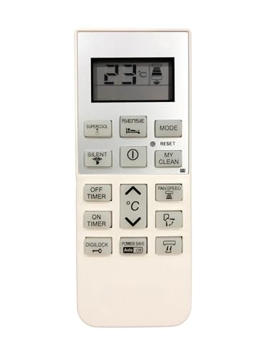 Image of Upix AC Remote No. 168 with Supercool Function (No Backlight), Compatible /Replacement for Hitachi AC Remote Control (Exactly Same Remote Will Only Work)