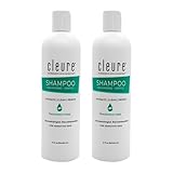 Cleure Hypoallergenic Volumizing Shampoo for Sensitive Skin - Fragrance Free, SLS Free & Paraben Free (12 oz, Pack of 2)