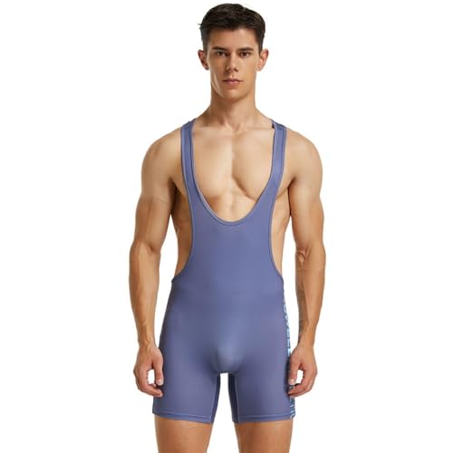 Men's Wrestling Singlet Athletic Leotard for Active Wrestling or Workout Jumpsuits Men's Sleeveless Sport Bodysuit2