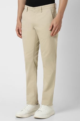 Image of Van Heusen Men Regular Fit Casual Pants