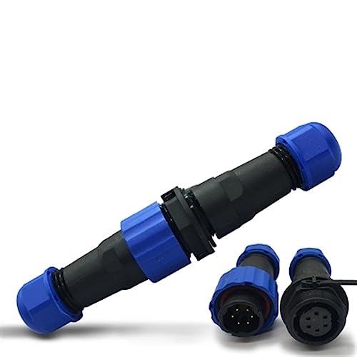 Connecteur aéronautique SP1310 6 broches femelle mâle étanche IP68 - 7