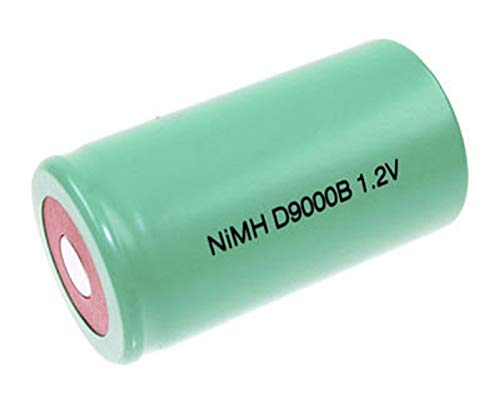 Pilas XCell Mono D Recargables - 10 Unidades, 9000 MAh, 1.2V, NiMH, Con Soldadura En U, Para Bicicletas Eléctricas Y Más