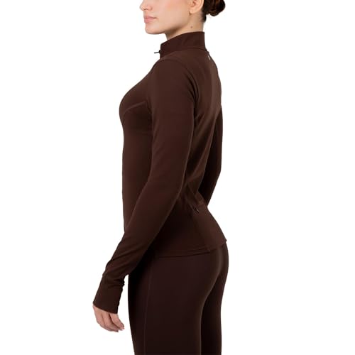 Image of YITTY Active Women's Ultraluxe Full Zip Jacket, Athleisure, 4-Way-Stretch, Thumbholes