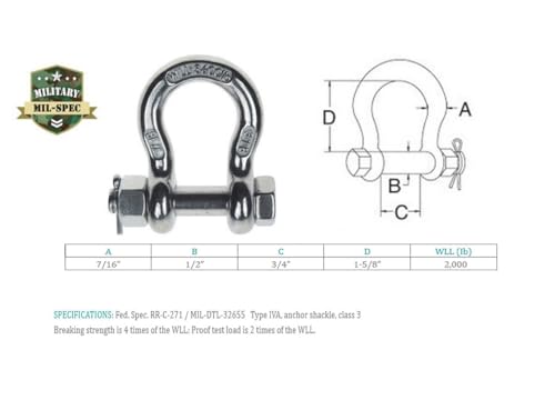 Prolinemax Marine Stainless Steel T316 7/16