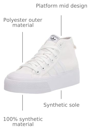 Image of Adidas Originals Womens Nizza Platform Mid