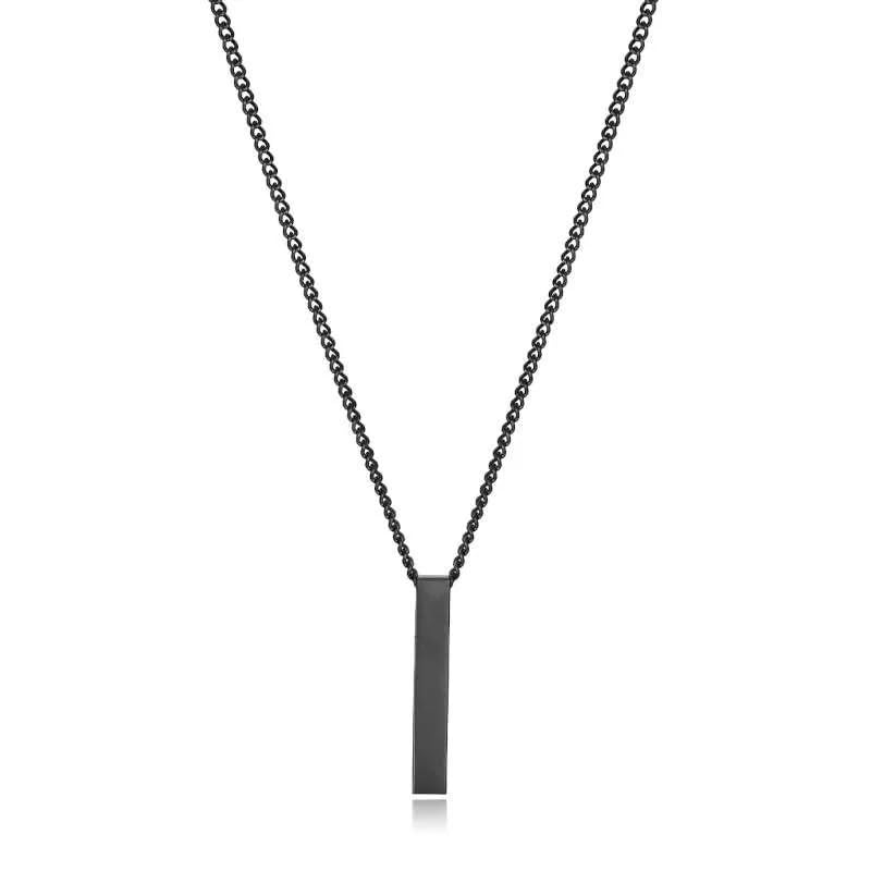Collier en acier Ip noir Mr Fashion : finis les bijoux qui ternissent et verdissent la peau