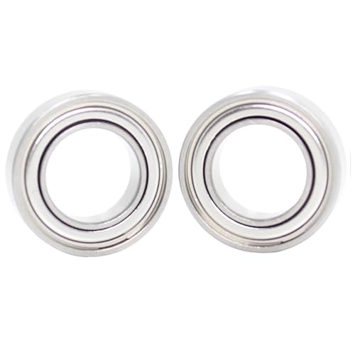 Rodamiento S6701ZZ CB de acero inoxidable y cerámica híbrida de 12x18x4mm en pack de 2 unidades