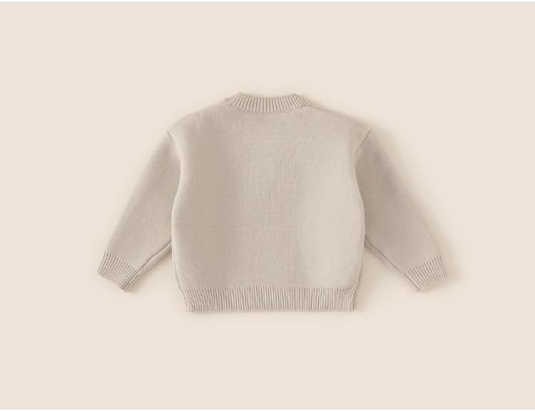 Toddler Baby Girls Long Sleeve Sweater Crewneck Cute Mushroom Pattern Pullover Tops Fall Winter Clothes
