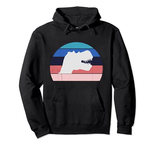 Cool Retro Dinosaur - Great Dino / T-Rex TRex Sunset Design Sudadera con Capucha