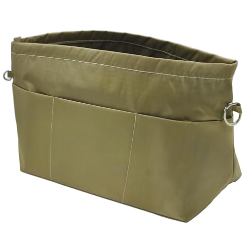 Image of Handbag Tote Purse Organizer Insert, X Large, Khaki Green