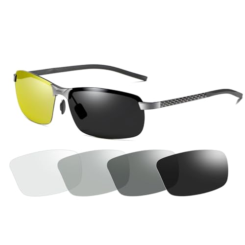 YIMI Polarized Photochromic Outdoor Sunglasses – Ultra-Light