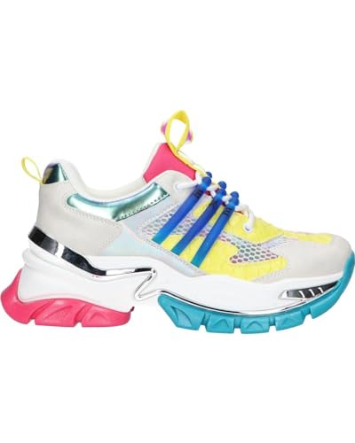 EXE Zapatillas Deporte 23ex08-1 PU Blue Beige 39 para Mujer