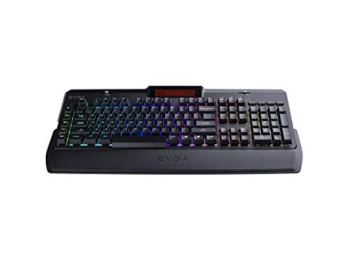 Evga Z10 Rgb Gaming Keyboard, Rgb Backlit Led, Mechanical Brown Switches, Onboard Lcd Display, Macro Gaming Keys #TOP5