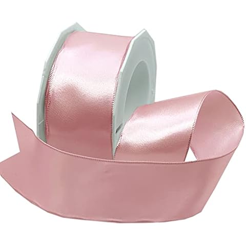 Morex Ribbon Wired Satin Ribbon, 1.5 inch by 10 Yard, Blush, 09609/10-204 Cover