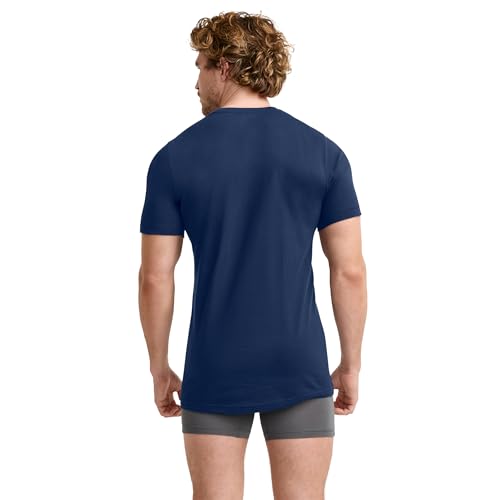Image of Jockey Classic Crew Neck Undershirt- 3 Pack - 100% Cotton T-Shirts for Men