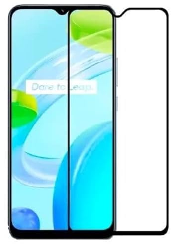 Image of HD Tempered Glass Screen Protector Compatible For Realme C35, Realme C31 With Edge To Edge Coverage And Easy Installation Kit