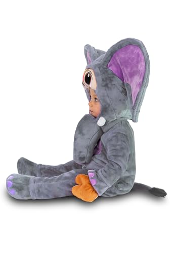 Disfraz infantil de elefante Finnick Zootopia para bebé miniatura 4