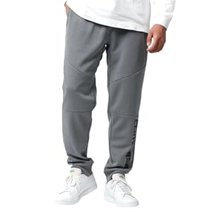 [Converse] [コンバース] スウェットパンツ メンズ 大きいサイズ 3L 4L 5L トレーニングウェア ジム スエット ジョガーパンツ ロゴ プリント チャコール M" 