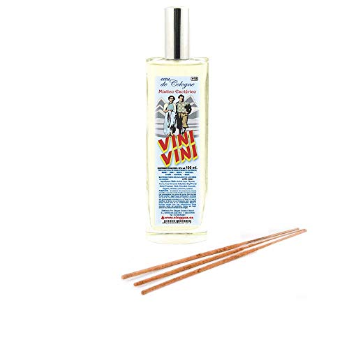 PACK AGUA DE COLONIA VINI VINI 100ML + 3 VARILLAS DE INCIENSO DORAZEN