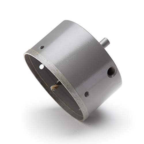 Delta Diamond Blazer Pro Premium Diamond Hole Saw 3-1/2-inch for Porcelain Tile, Ceramic Tile, Mosiac Glass, Granite, Marble, Quartz, and Other Hard Surfaces, Metal Bonded Bit for Longer Life, 3-1/2" image 4