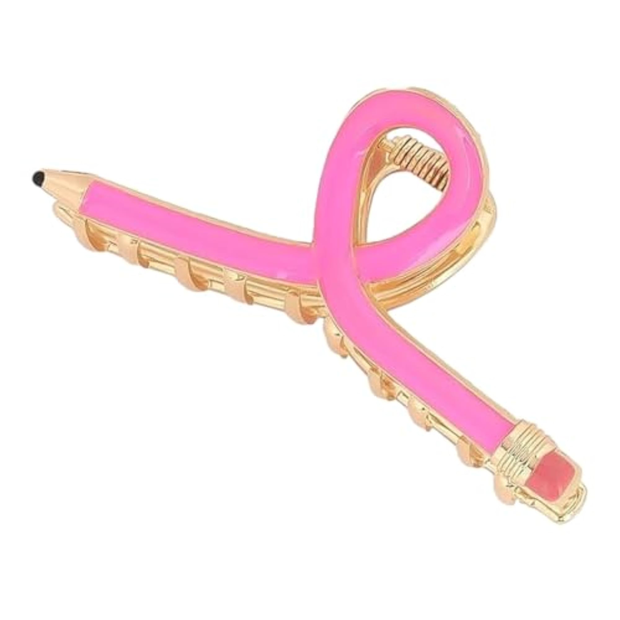 Alloy Pencil Shaped Hair Claw Clip for Curly Hair
