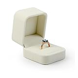 Dimensión: 2.36 "x1.97" x1.57 "/ 6x5x4cm (LxHxW), la caja se ajusta perfectamente a todo tipo de anillos y otras joyas como broches y aretes.