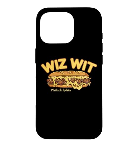 Wiz Wit Philly Cheesesteak Funny Philadelphia Foods �p���f�B �X�}�z�P�[�X iPhone 16 Pro �p