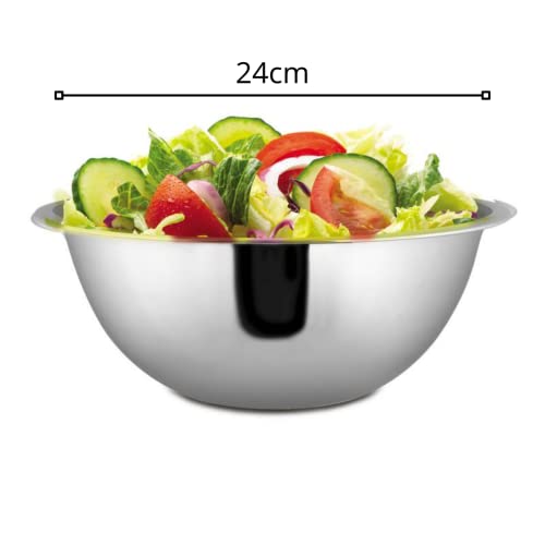 Bowl Inox Monte seu Kit Jogo de Vasilha Vários Tamanhos Aluminio Qualidade Tigela Saladeira Grande C