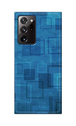 Image of Printed Hard Back Cover Case for Samsung Galaxy Note 20 Ultra 4G | Note 20 Ultra 5G Back Cover (Plain Azure Blue) -203