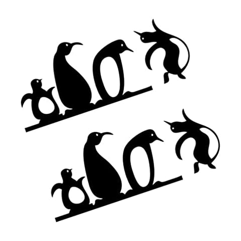 BESPORTBLE Cute Penguin Wall Stickers Set Cover