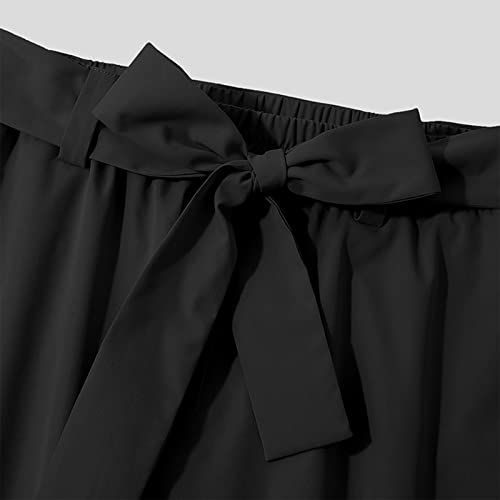 Ymosrh Men's Pants Cropped Slim Fit Dress Pants Tapered Ankle Casual Dress Pants Suit Men's, S-3XL3