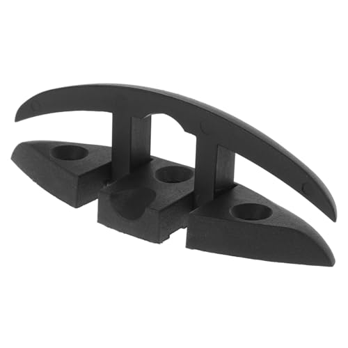 Happyyami Dock Cleat Hooks Boat Folding Cleats Metal Rope Fixing for Kayak Inflatable Bo