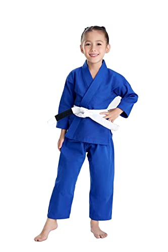 Just Yearn Kids Bjj Gi, Youth Ibjjf Children’s Students Brazilian Jiujitsu Gi Kimono Pre-Washed Fabric Belt Not Included. #TOP1