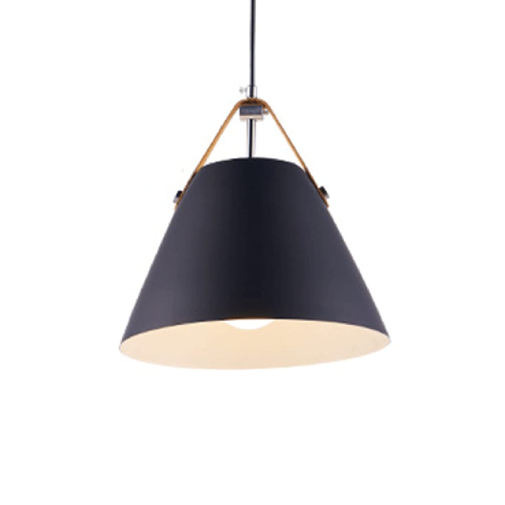 Luminaires de cuisine et îlot central au design créatif en noir