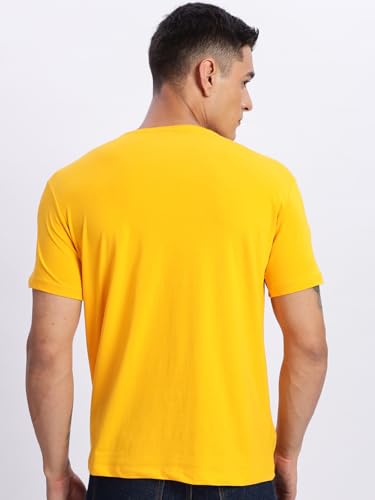 Image of ADRO Men's 100% Cotton Regular Fit T-Shirt