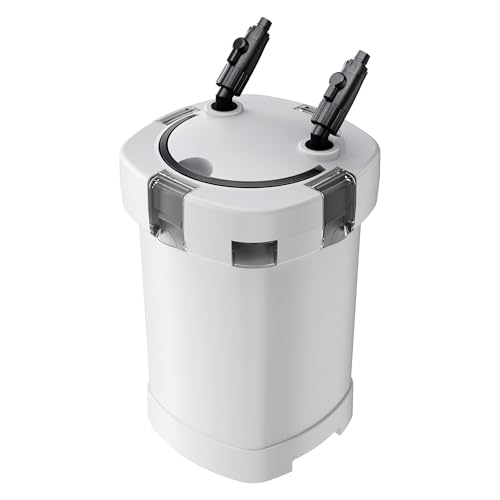SunSun HW-505A Filtre extérieur pour aquarium, débit 800 l/h, avec 4 Étapes de filtration, Matériaux et Pompe 15 W, Filtre externe