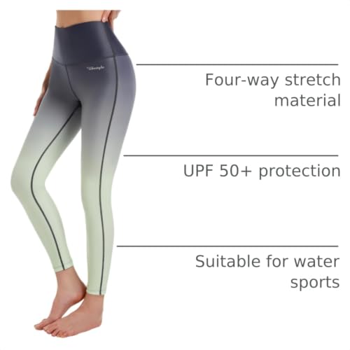 Image of Ubestyle Women's Swim Pants UPF 50+ High Waist Rash Guard Leggings