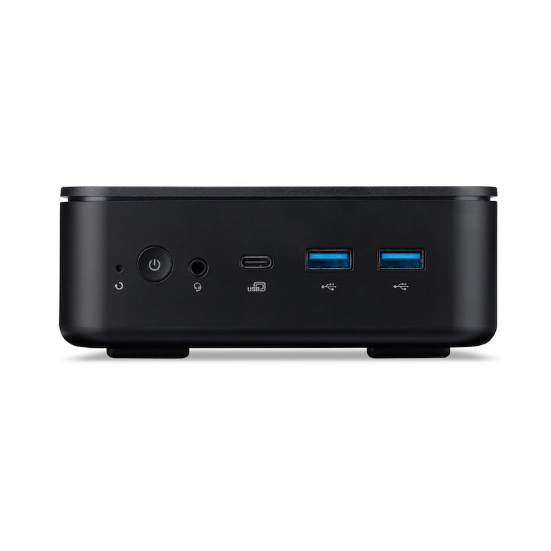 Acer Veriton Mini PC Intel i5-1334U (fino a 4.6GHz), 8GB RAM DDR4, SSD 512GB PCIe, Windows 11 Pro, WiFi 6, Dual LAN, HDMI DisplayPort USB-C, Desktop Compatto NUC