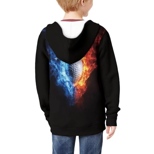 Image of Coloranimal Unisex Girls Boys Long Sleeve Casual Hoodies & Sweatshirts Tops Kids Zip Up Jacket Coat Age 6-16 Year