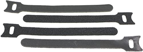 50 unidades de bridas reutilizables ajustables para gestión de cables (6 pulgadas, negras) miniatura 4